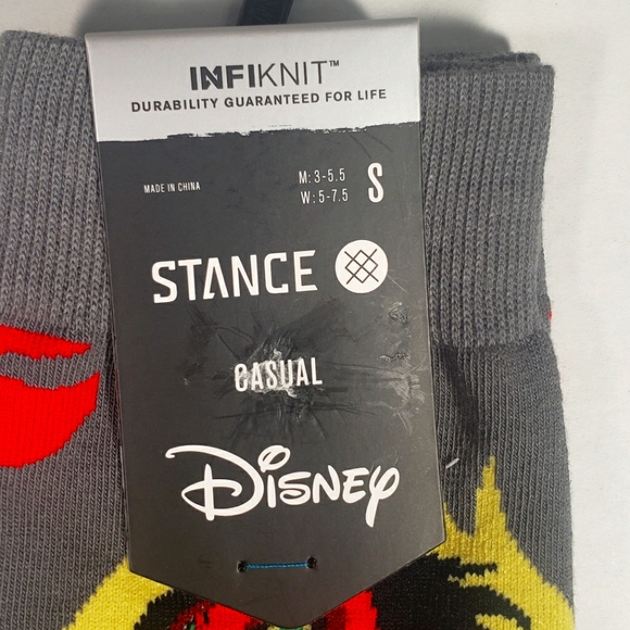 NWT Men's Disney Villains Scar Stance Crew Socks - Picture 2 of 10